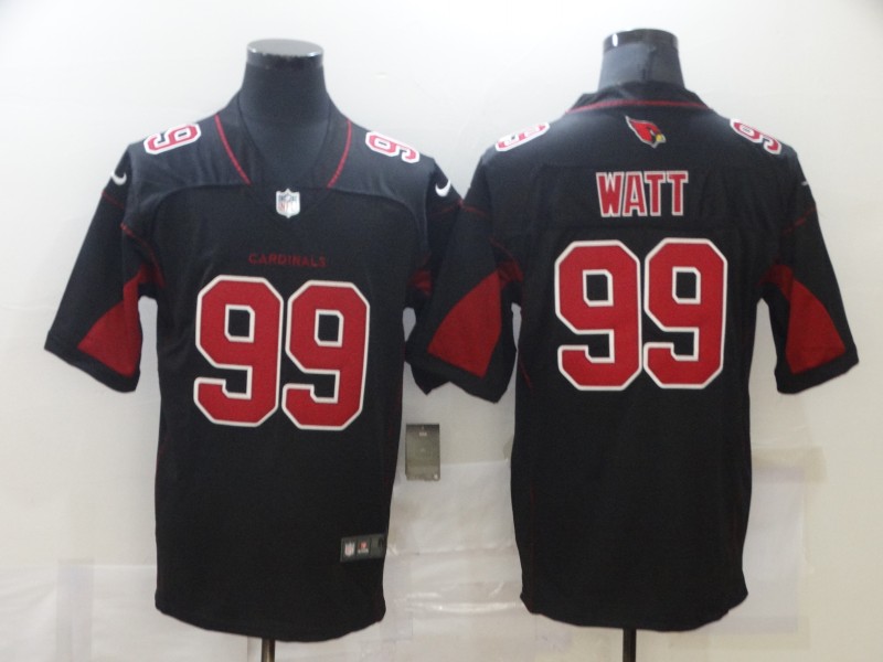 Men Arizona Cardinals 99 Watt Black Nike Vapor Untouchable Limited NFL Jerseys